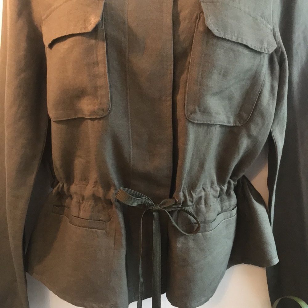 Women’s Linen Lightweight Jacket - Picture 5 of 14